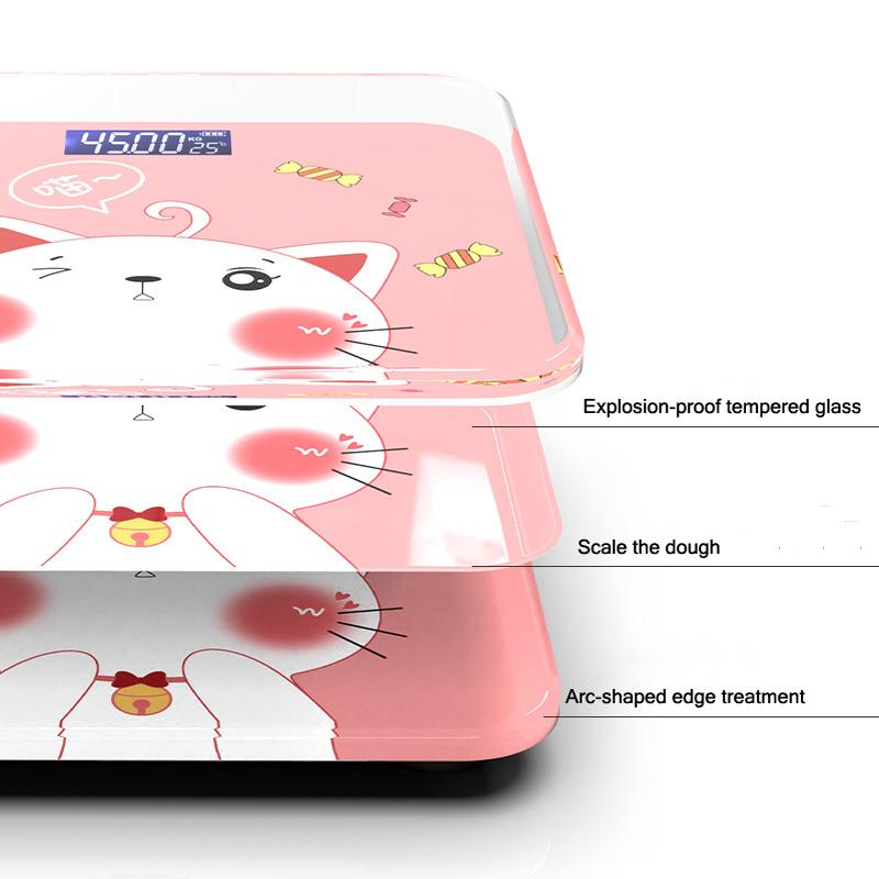 USB Charging Electronic Scale Intelligent Weighing Scale Household Small Electronic Weighing Precision Body Scale Weight