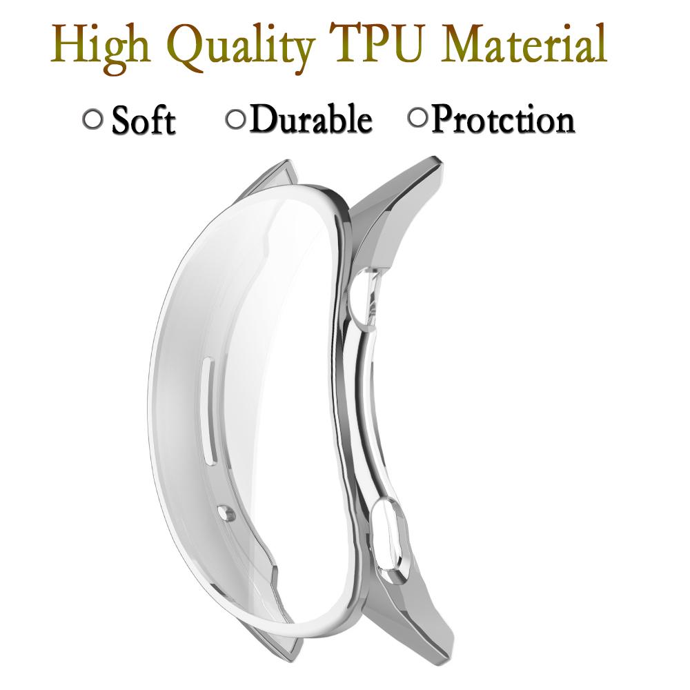 Mykt TPU-deksel til Oneplus Watch 3 / til OPPO Watch X2 Beskyttelsesskall med full dekning og skjermbeskyttelse Klokkedekorasjon