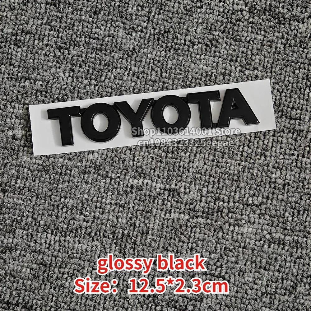 Trunk Rear Letter Badge Emblem for Toyota Replacement RAV4 Corolla Camry Prado REIZ CHR 86  Avalon Highlander Verso Tacoma