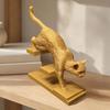 DYS 3D Printed Cat Dog Figurine, Stair Animal Sculpture, Cat/Dog Shape Stepping Artistic Desktop Ornament Gift