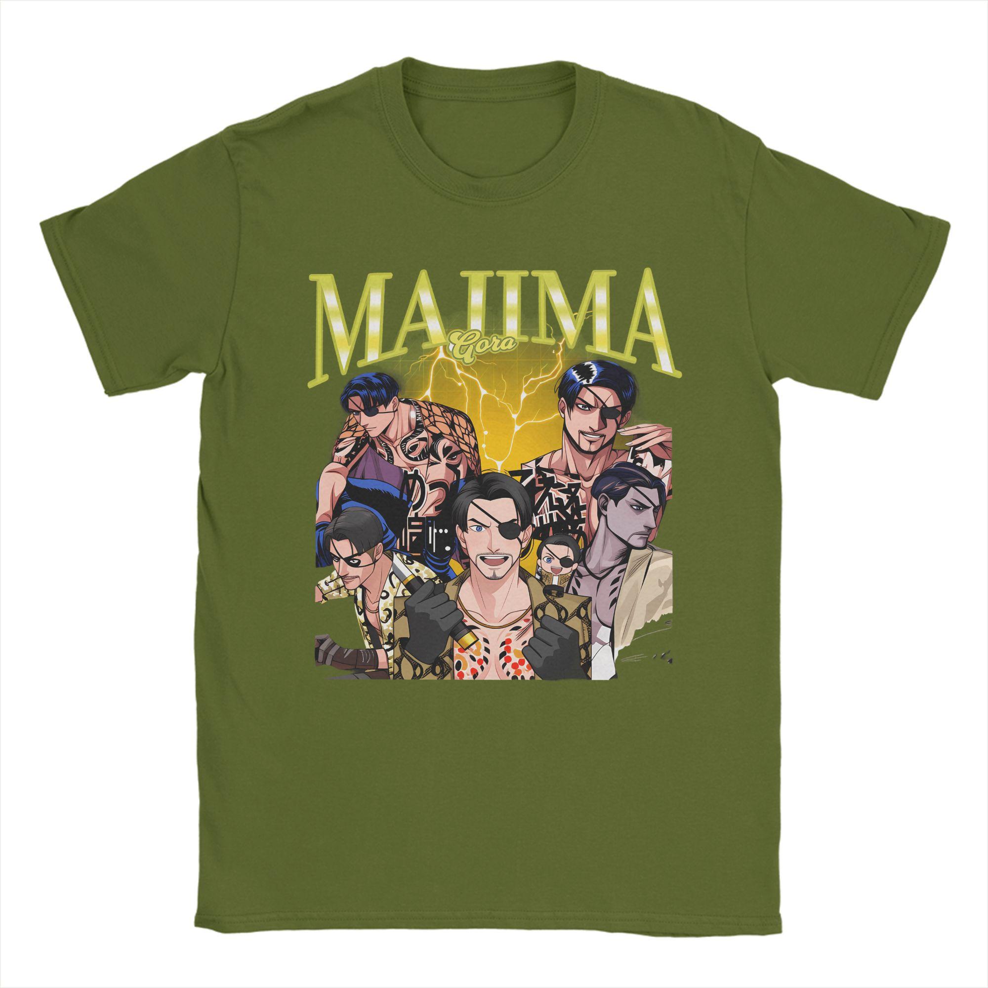 

Yakuza Majima T-Shirt Summer Fashion T Shirts Men s 100 Cotton O Neck Plus Size 5XL Tees Short Sleeves Streetwear Tshirt 4XL