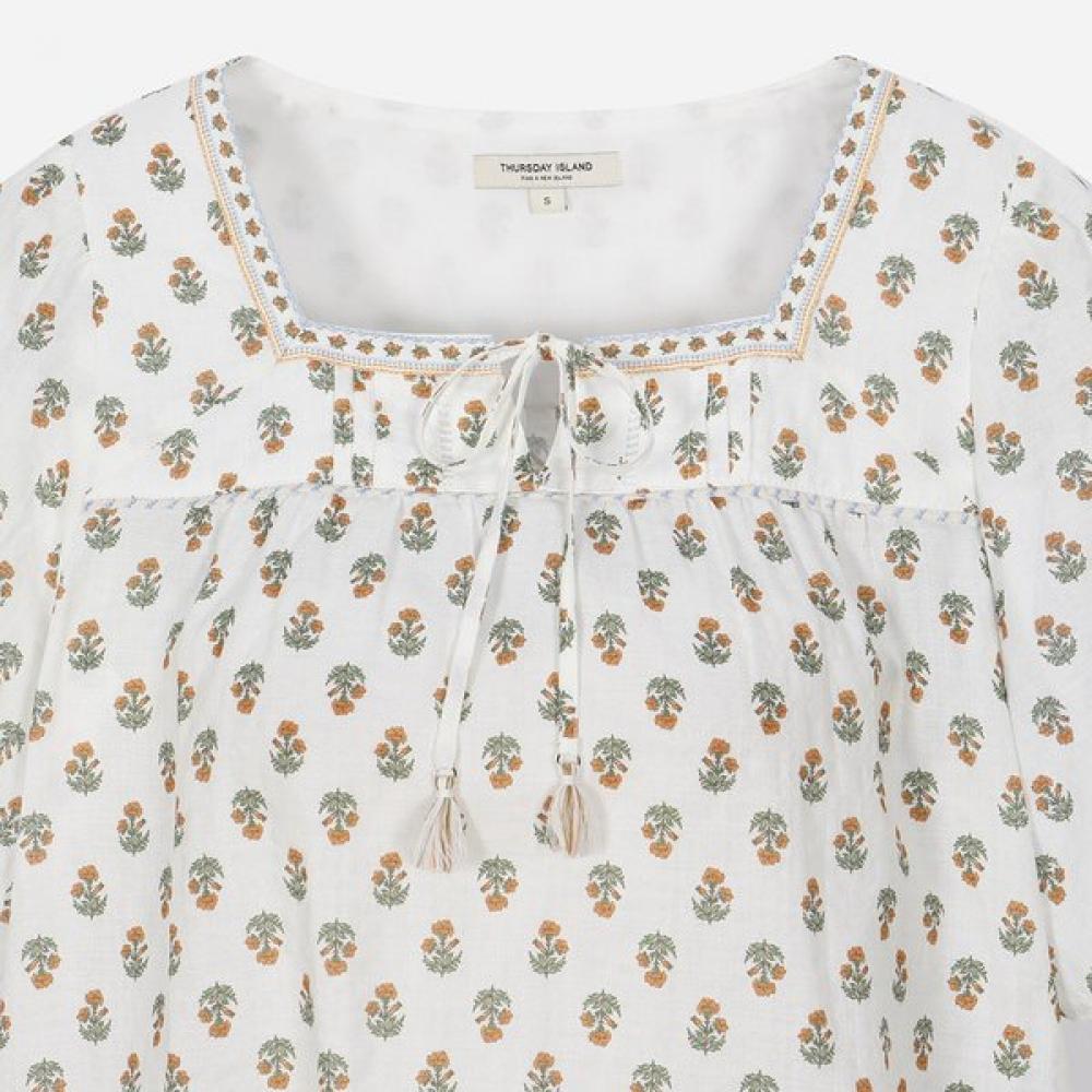 ThurSday ISland Women S Ethnic Border Mix blouSe T264mbl245w