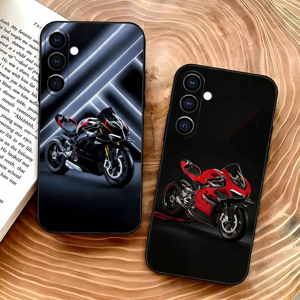 Motorcycle Racing D-Du-catis Phone Case For Samsung Galaxy A73,A72,A71,A70,A53,A52,A51,Soft Silicone Black Cover