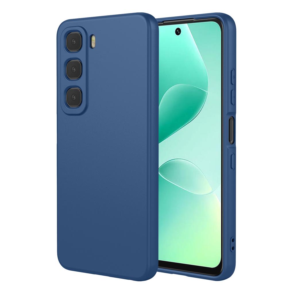 For Infinix Hot 60 5G/Hot 60i 4G Case Liquid Silicone Feel Soft TPU Protective Phone Cover
