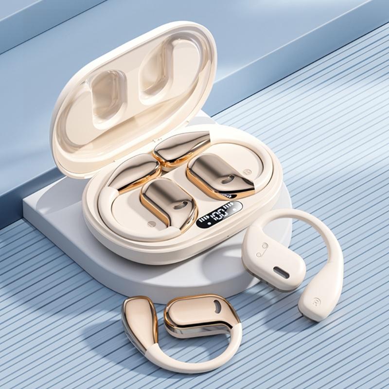 Open Ear Earbuds Open Ear True Wireless Headphone Bluetooth-compatible Headphone Earphones IPX5 Waterproof for Home
