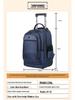 2024 Stylish Rolling Backpack for Students - Large Capacity for Men & Women