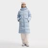 FILA Original RGB Colorful Fashion Simple Personality Retro Classic Versatile Casual Daily Comfortable Warm Long Hooded Down Jacket F11W549905F-BU