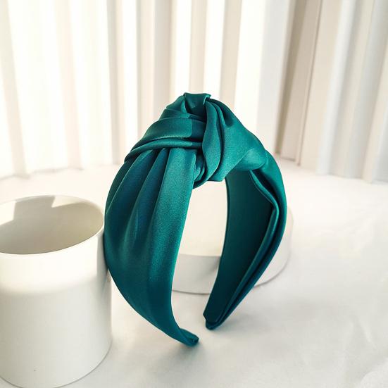 Women Headband Bowknot Decor Pure Color Hair Hoop Lightweight Versatile Hair Decoration Hair Accessories