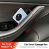 For Tesla Model 3/Y Car Trunk Door Side Storage Box Cover Left Right Interior Storage Box Modification Accessories