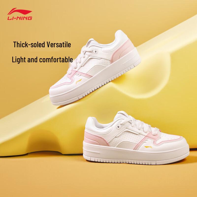 Li-Ning Cheese Women s Casual Platform Sneakers 4.5