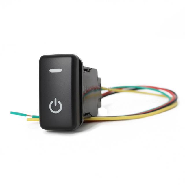 Auto DRL Power Light Bar ABS Ein Aus Schalter Knopf Schalter für Toyota FJ Land Cruiser Prado 120 LC100