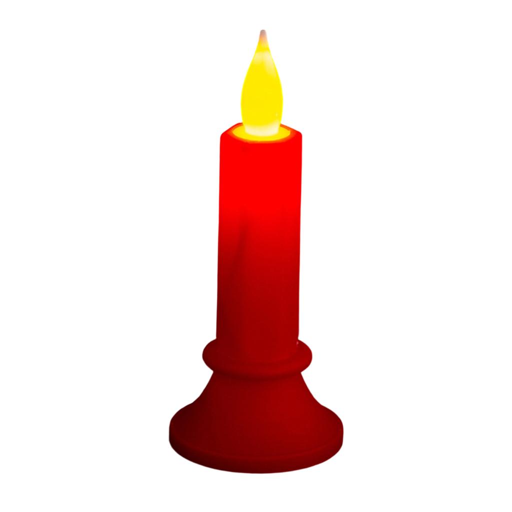 12-Pack Halloween LED Flameless Candles with Realistic Flame Effect for Party Decor
