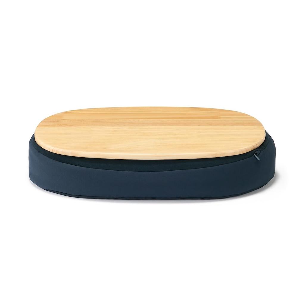 MUJI Knee-Suitable Table Cushion, Navy, Width 47 X Depth 31.5 X Height 10cm, Product Code: 83435783