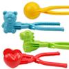 4Pcs Snowball Maker Clip Toys Funny Snow Ball Shapes Maker For Kids Winter Outdoor Snowball Fight Games Children Snow Ball Clip
