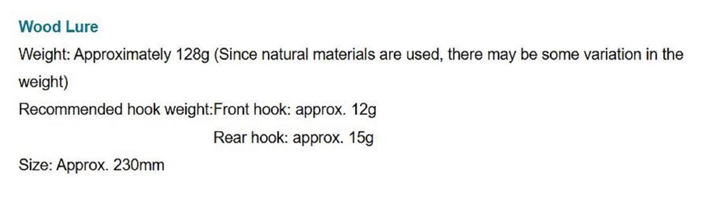 Atoll Bonger 230 Floating Lure 128 grams 05 White Mirror (0502)