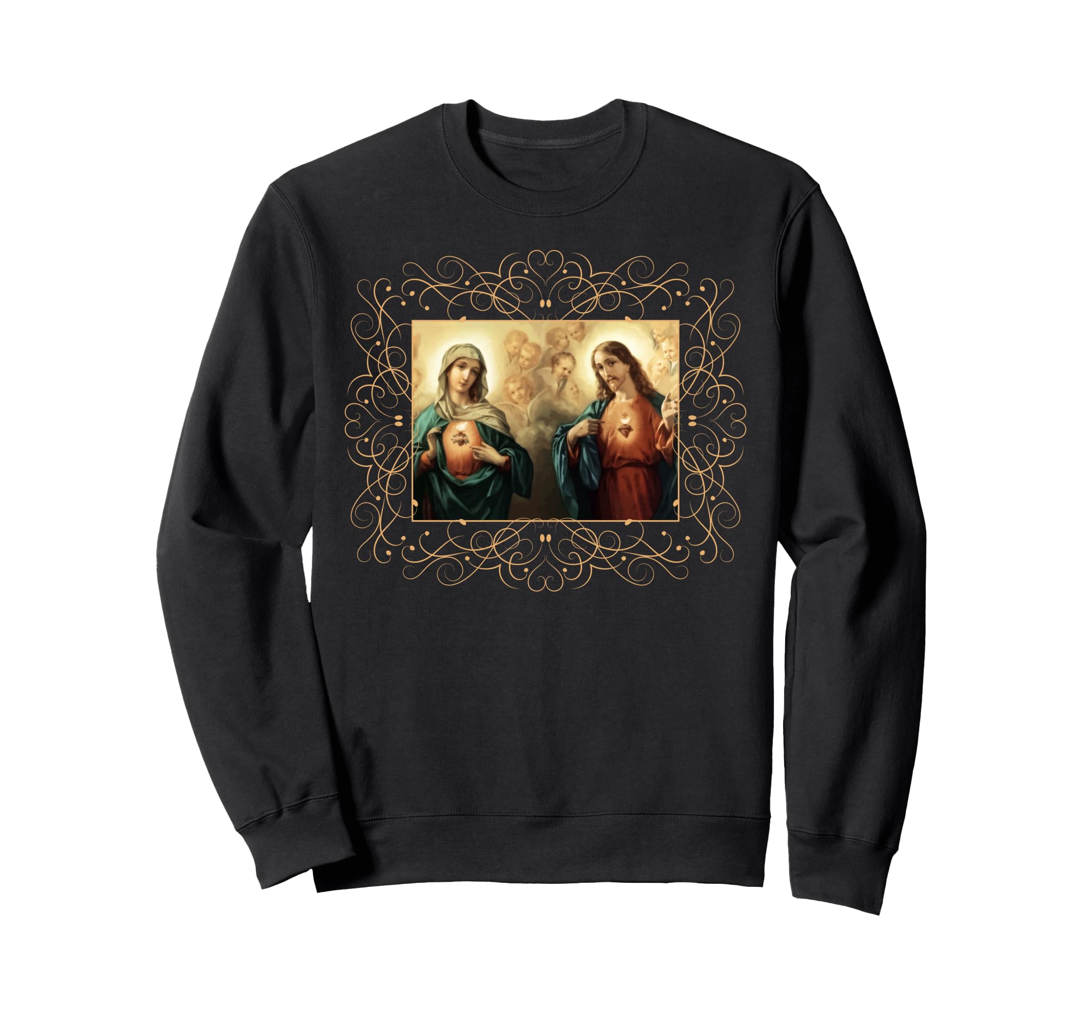 A picture of the heart of Jesus and the Immaculate Conception: Jesus and Mary (Trainer)