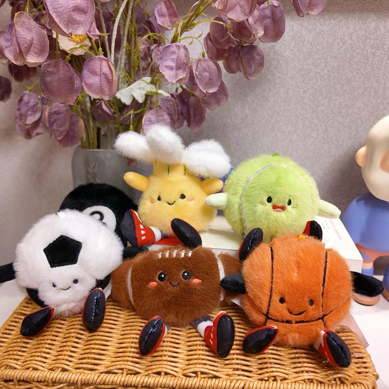 Plush Ball Keychain Soft Toy For Kids And Teens