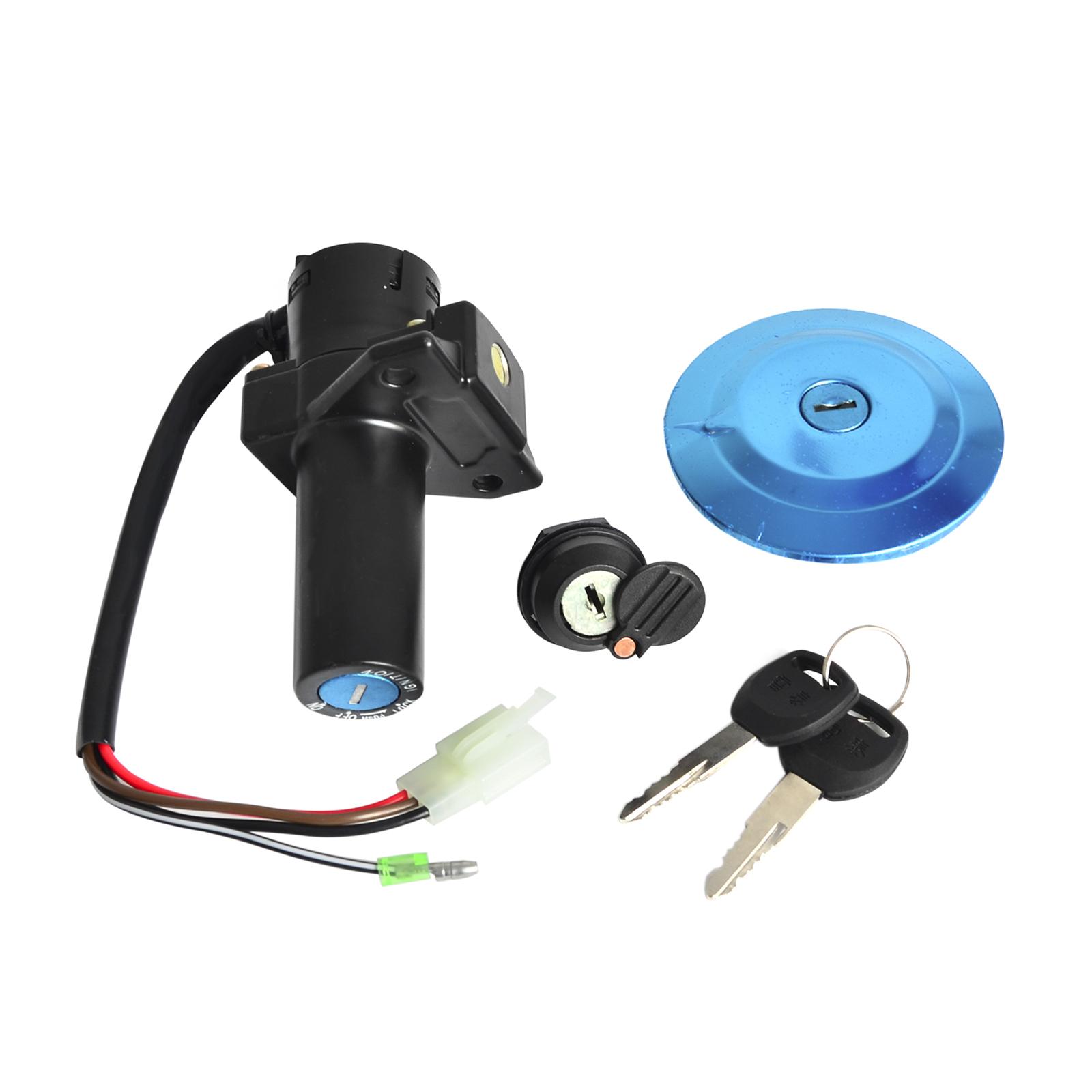 

For Yamaha YBR125 YBR 125 2002-2014 2015 2016 2017 2018 2019 2010 2011 2012 2013 Lock Set Ignition Switch Fuel Cap Seat Lock SET