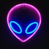 Xiaomi Neon Sign Alien Face Shaped Wall Hanging Lights for Home Game Room Saucerman  Plant LED Night Lamps Xmas Party Holiday Art Decor