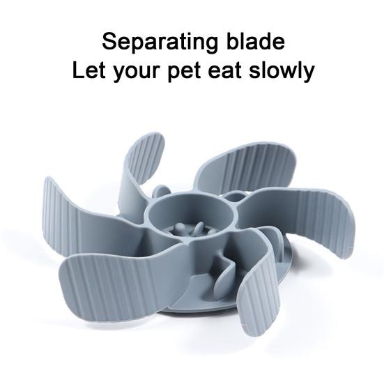 Silikonowa wkładka do miski dla psa spowalniająca jedzenie z przyssawkami, jakość spożywcza