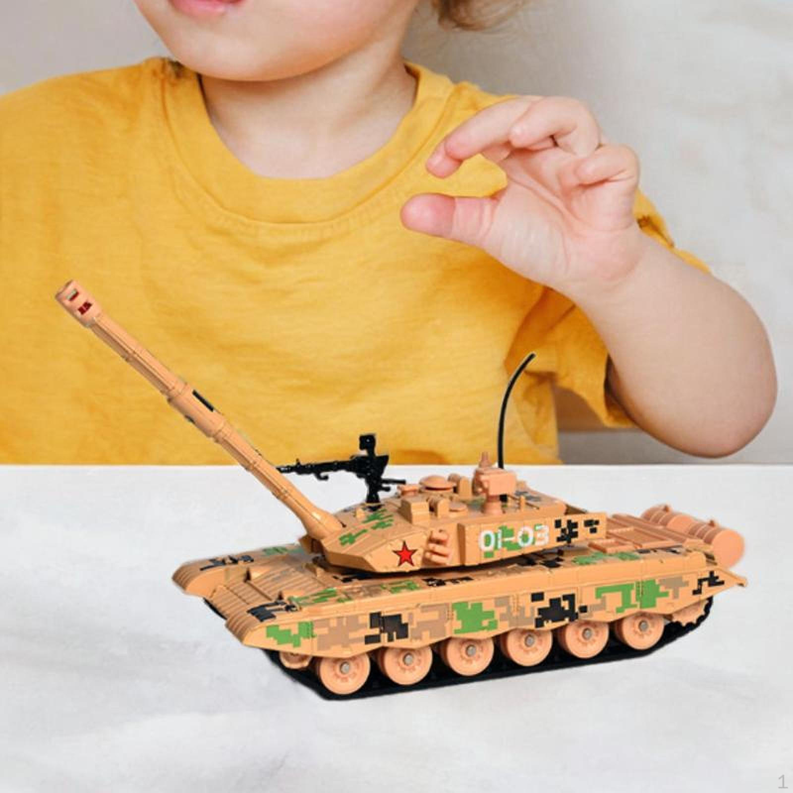 

Бронированный танк модель транспортных средств литой сплав стол декор гусеничная колесница игрушка жёлтый