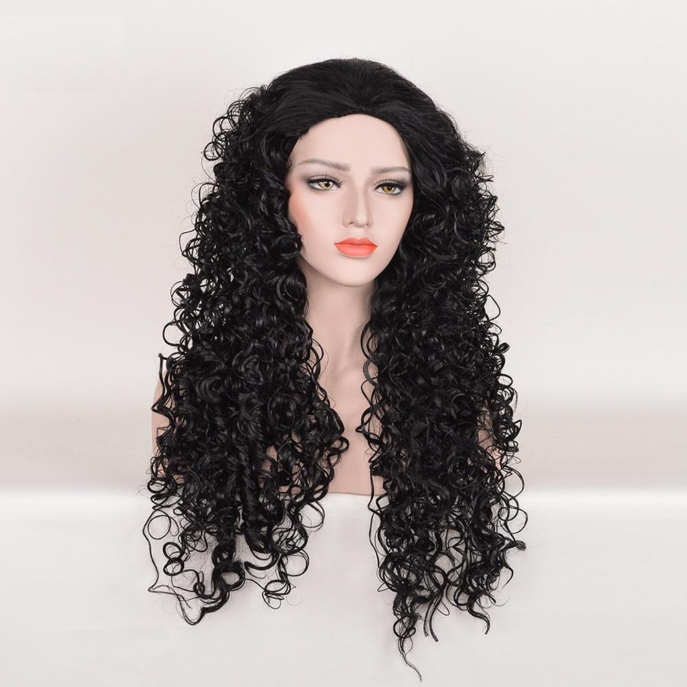 Atemberaubende Moana Maui Cosplay-Perücke mit luxuriösem schwarzem Afro-Kinky-Lockenhaar