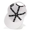 New Era Casual Classic Simple Solid Snapback Free Casual Classic Size 25J Cap, White, Basic, White, Black,
