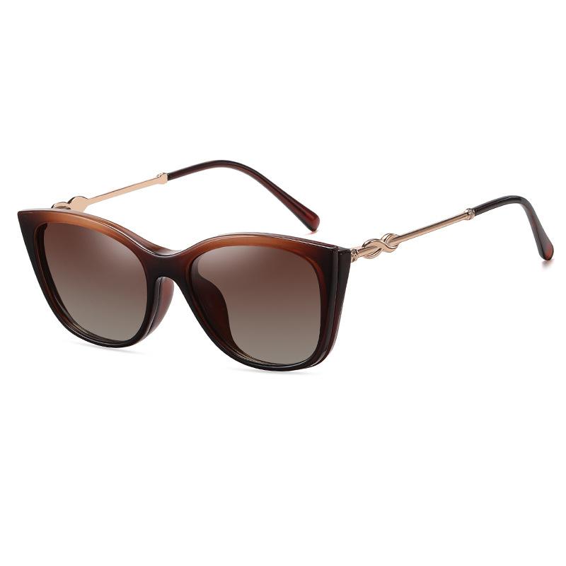 TR90 Lightweight Material Stylish Women's Cat Eye Blue Light Glasses with Custom Myopia Prescription Lens for Reading Glasses