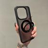For IQOO 15 Ultra Case Magsafe Magnetic Charging Black Camera Cirlce Texture Mobile Phone Cover