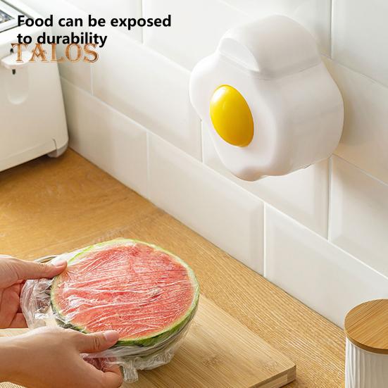 

Диспенсер для пищевой пленки с широким горлышком предотвращает беспорядок, пылезащитный, удобный, простой в установке, оберточный ящик для хранения, диспенсер, товары для дома