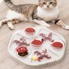 Two Phase Challenge Animal Food Dispenser Plaything With Viewable Structure To Stimulate Hunting Urge And Reduce Fast Eating