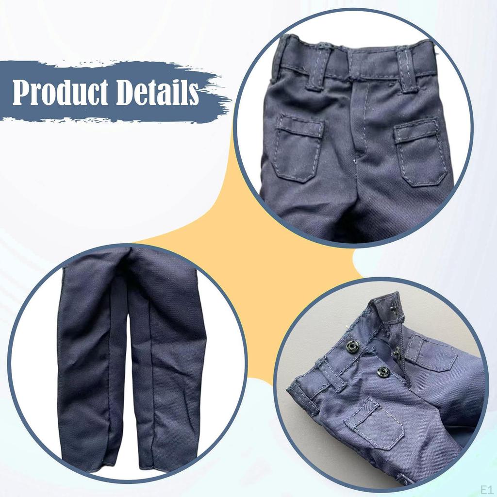 1/6 Scale Action Figure Clothing Men's Cargo Pants Casual Wear Doll Costume Accessories for
