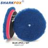 Sharkfox 5/6 Inches Natural Long Fur Wool Polishing Pad for Wax Compound Cutting and Scrach Remove Disc Buffer Pad for Car Care