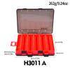 Double Lure Box Fishing Storage Box Portable Bait Fake Bait Accessory Box Mino Pencil Lure Bait Plastic Box