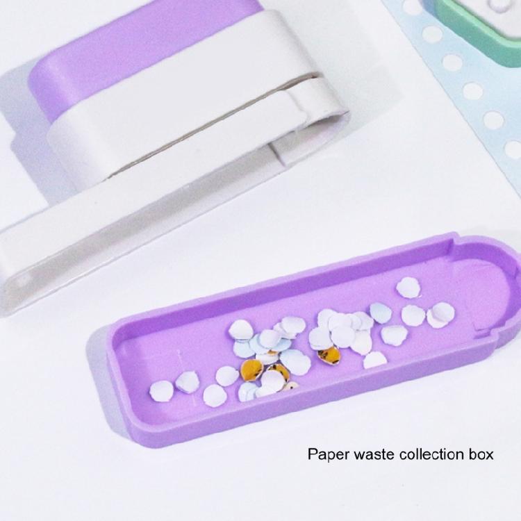 Five Hole Paper Puncher 5 Sheets Capacity Heavy Duty 5 Hole Punches with Alignment Guide For Refillable Notebook Journal