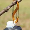 Aluminiumlegierungen S-förmiger Karabiner Doppel-Schnapphaken Karabiner Schlüsselanhänger Kleiner Federclip für Camping Angeln Reisen