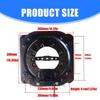 Professional Vehicle Seat Rotators Base with 45/90° Locking Positions Full Circles Rotation for MPV Caravans Commercial