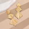 Fashion Exaggerated Geometric Diamond Earrings For Women