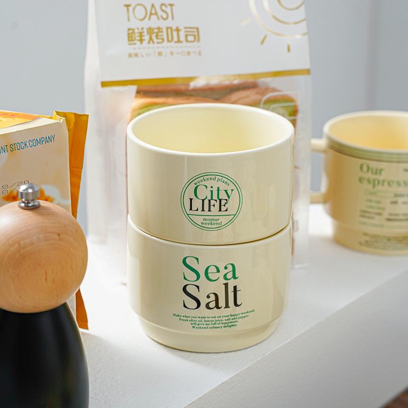 Cream Ins Style Korean Blogger with the Same Niche Letter Breakfast Plate High Value Dessert Dessert Plate High Sense