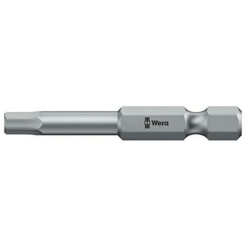 

WERA Driver Hex 152mm Overall 059634 Hex-Plus Bit, 6.35mm Drive, 4.0 Blade, Length,