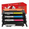 Jingcheng CLT-K406S Compatible 4-Color Toner Cartridge Set