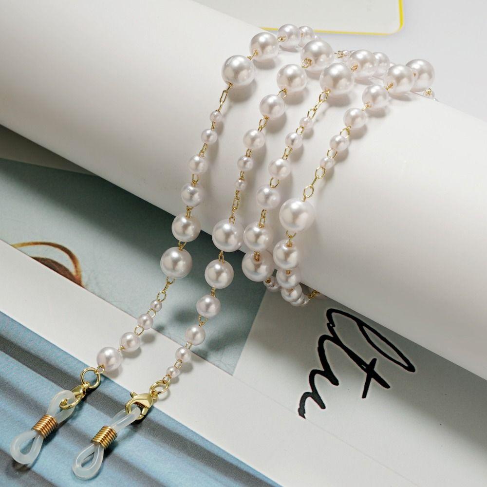 Anti-Lost Pearl Glasses Chain Beads Eyeglass Lanyard Sunglasses Chains Sunglasses Decoration