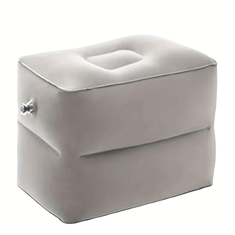 

Двухэтажный автомобильный надувной дорожный коврик для самолета, поезда, офиса, домашнего коврика, портативный прочный аксессуар для интерьера светло-серый