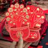 8pcs/set Cartoon Red Pocket Paper New Year Packet Traditional Spring Festival Envelopes  Holiday