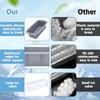 Non-Stick Large Ice Cube Mold Foldable Ice Blocks Maker Extra Large Ice Box  Ice Bucket