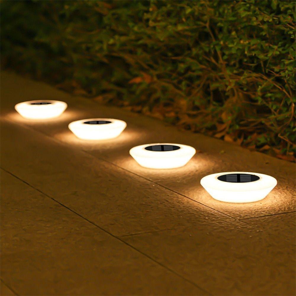 Waterproof Solar Lawn Lamp LED Solar Powered Light Ground Light Outdoor Floor Lamp  Garden