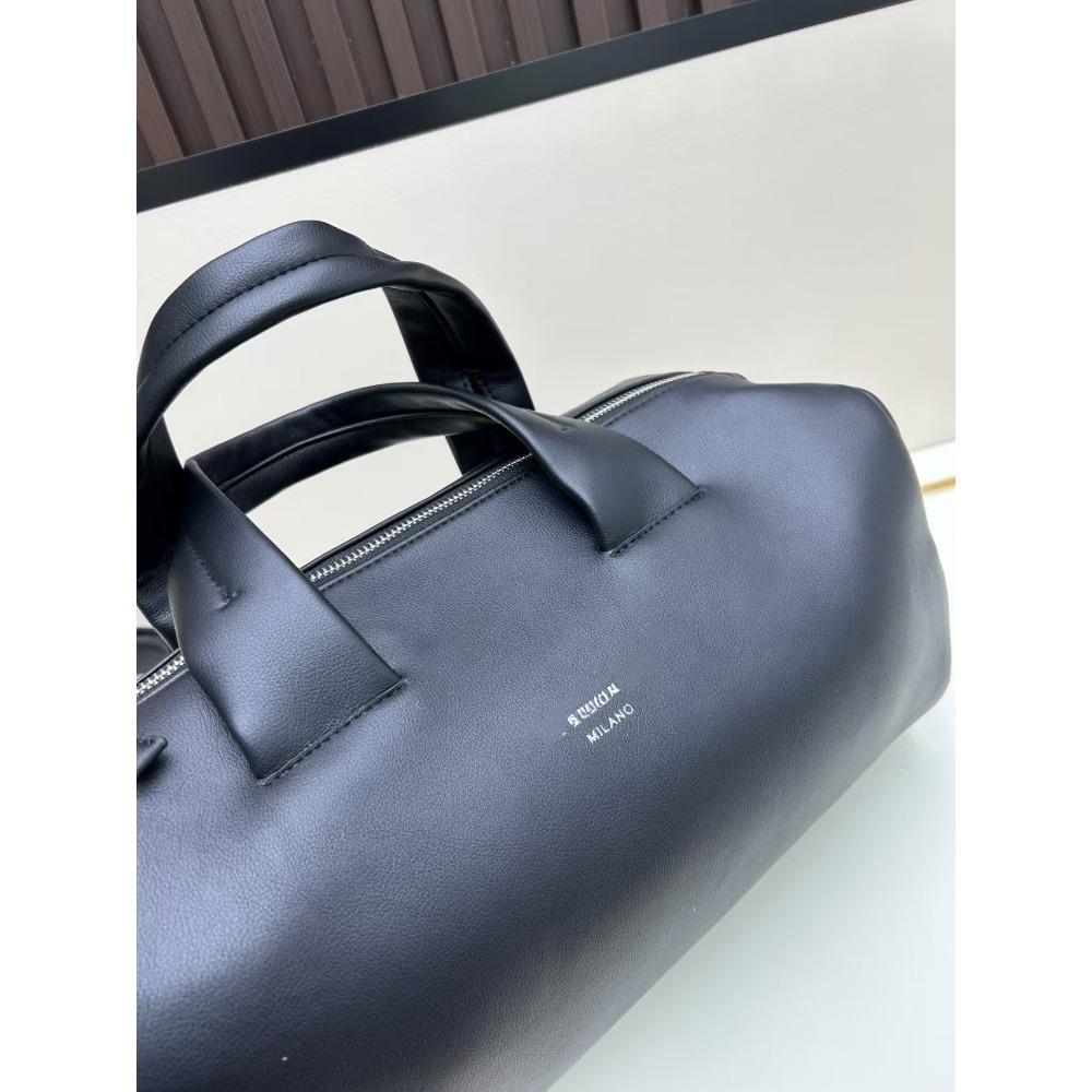 Přeshraniční nová retro taška BD z hovězí kůže první vrstvy s velkou kapacitou, pravá kůže, univerzální přenosná taška na polštář, velká taška pro dojíždění