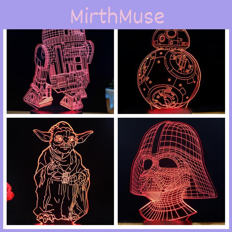 3d Element Night Light Led Lamp Bedroom Decoration Creativity Gift