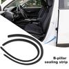 2X For Toyota B Pillar Rubber Seal Weather Strip Door Window Edge Moulding Trim