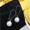 2019 Stylish Long Pearl Earrings: Slimming, Bold Statement Jewelry for Women